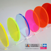 Hoja de acrílico fundido de color fluorescente