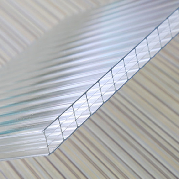 Fuente del fabricante de la hoja del sol del policarbonato de la PC hueca de Green House Lake Blue Lexan 8 mm