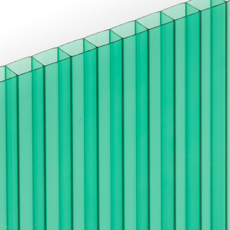 Hoja hueca de PC de policarbonato fino de color sólido al por mayor