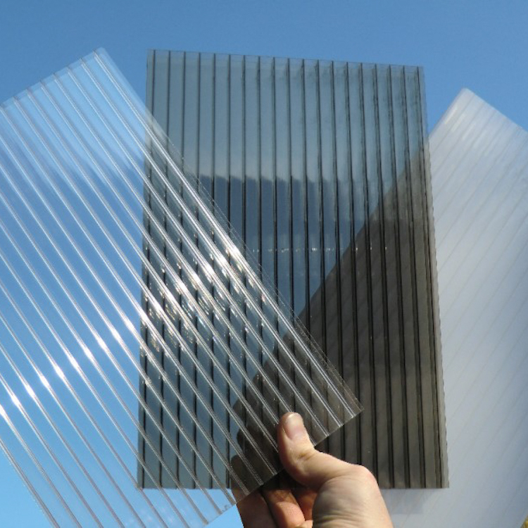 Hoja de policarbonato Sun Hollow Sheet producida por Huashuaite