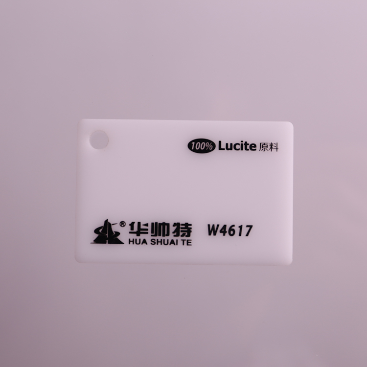 HUASHUAITE Hoja de plexiglás blanco PMMA Hoja de acrílico metacrilato Color 3 mm