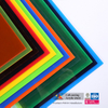 Lámina de acrílico fundido de color opaco