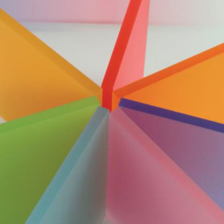 Los paneles de pared de acrílico esmerilado decorativos de la hoja plástica de la escarcha de un lado de la venta caliente