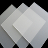 Hoja de plástico acrílico sólido de color plexiglás fundido de cristal transparente de superficie esmerilada HUASHUAITE para material de construcción
