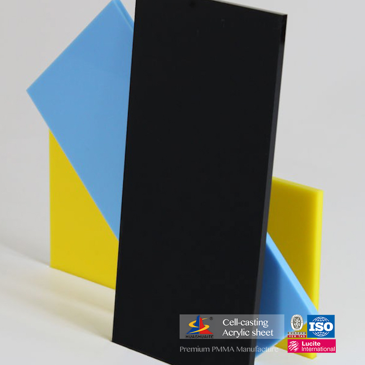 Lámina de acrílico fundido de color opaco