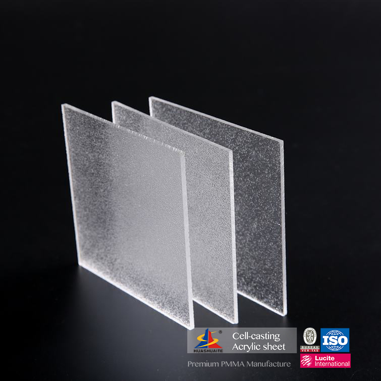 Hoja de acrílico fundido mate / esmerilado