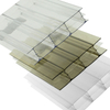 hojas de PC de pared doble hueco / 4 mm suministros de fabricante de hoja de policarbonato de pared doble