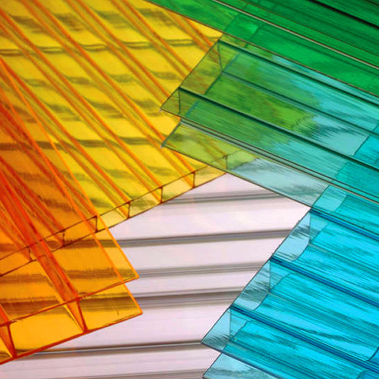 Fuente del fabricante de la hoja del sol del policarbonato de la PC hueca de Green House Lake Blue Lexan 8 mm